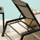 Outdoor Lounger in Aluminium with Different Finishes - Sheet Viadurini