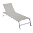 Outdoor Lounger in Aluminium with Different Finishes - Sheet Viadurini