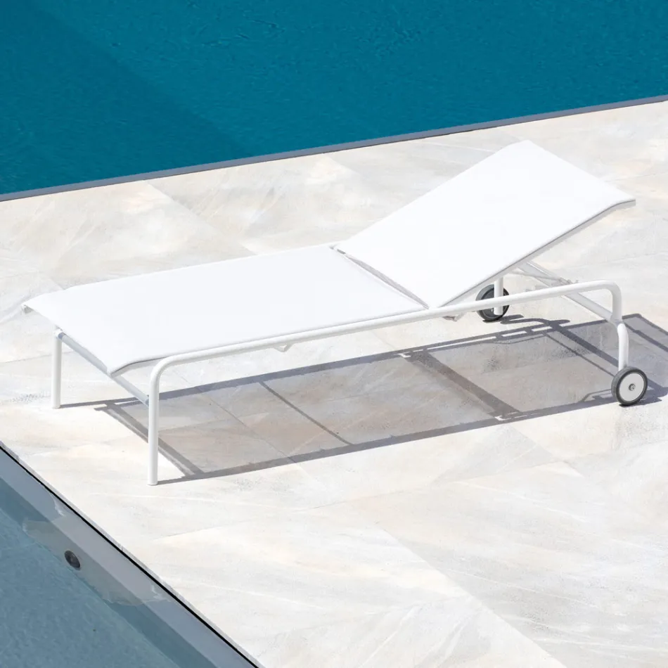 Stackable Garden Cot in Steel Made in Italy 2 Pieces - Arwen Viadurini