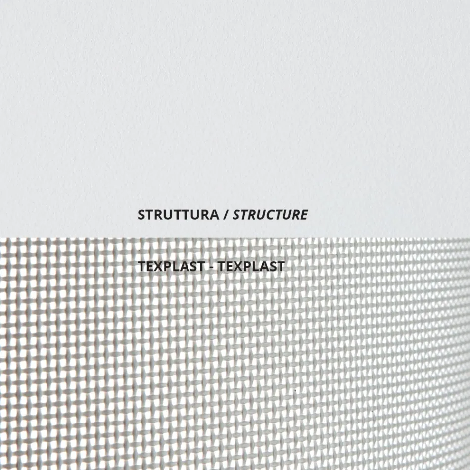 Stackable Garden Cot in Steel Made in Italy 2 Pieces - Arwen Viadurini