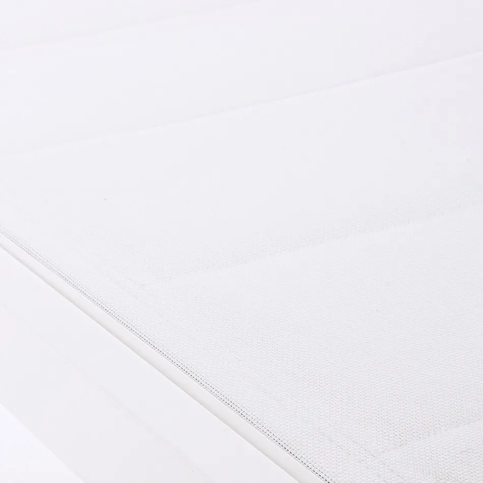 Modern Garden Sunbed in Aluminium with Wheels for Outdoors - Franz Viadurini