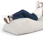 Maestrale Indoor Lounge Cot in Linen White Fabric Viadurini