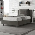 120x200 cm Bed Headboard with Microfiber Cushions Made in Italy - Olympics Viadurini