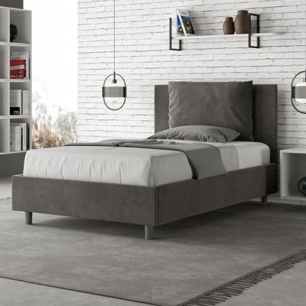 120x200 cm Bed Headboard with Microfiber Cushions Made in Italy - Olympics Viadurini