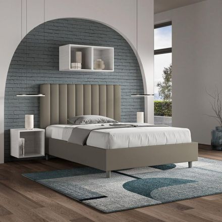 120x200 cm Bed Headboard with Symmetrical Vertical Lines Made in Italy - Guanto Viadurini