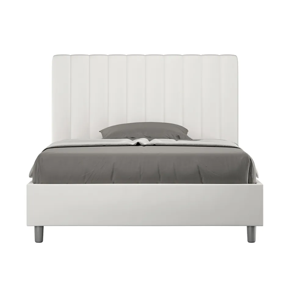 120x200 cm Bed Headboard with Symmetrical Vertical Lines Made in Italy - Guanto Viadurini
