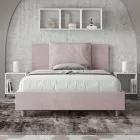 140x200 cm Bed Headboard with Microfiber Cushions Made in Italy - Olympics Viadurini