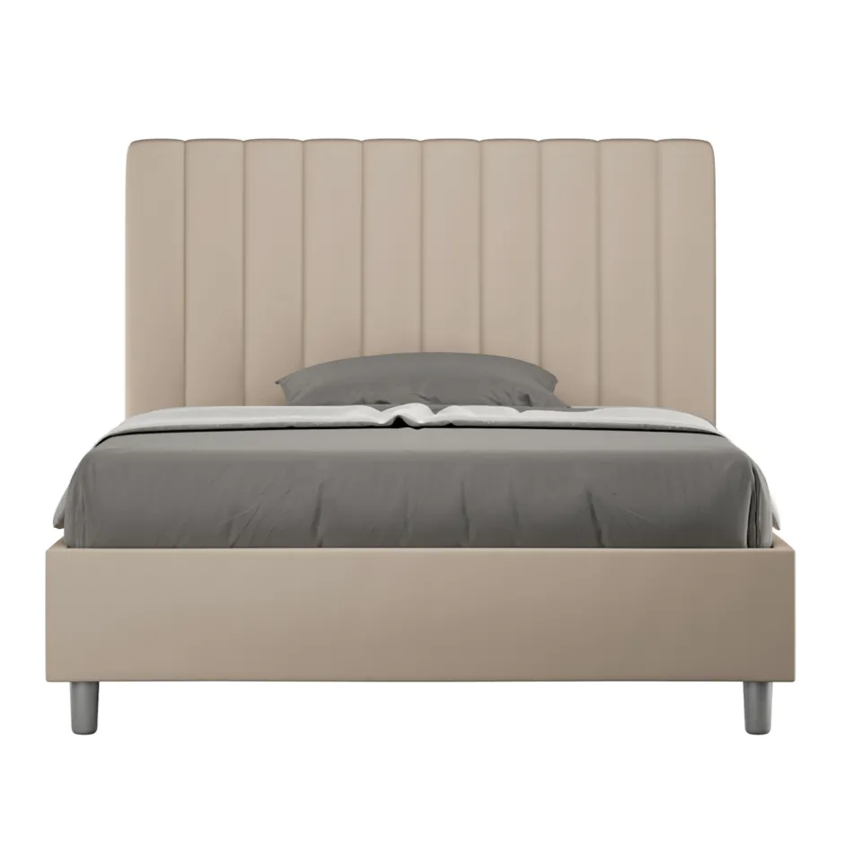 140x200 cm Bed Headboard with Symmetrical Vertical Lines Made in Italy - Guanto Viadurini