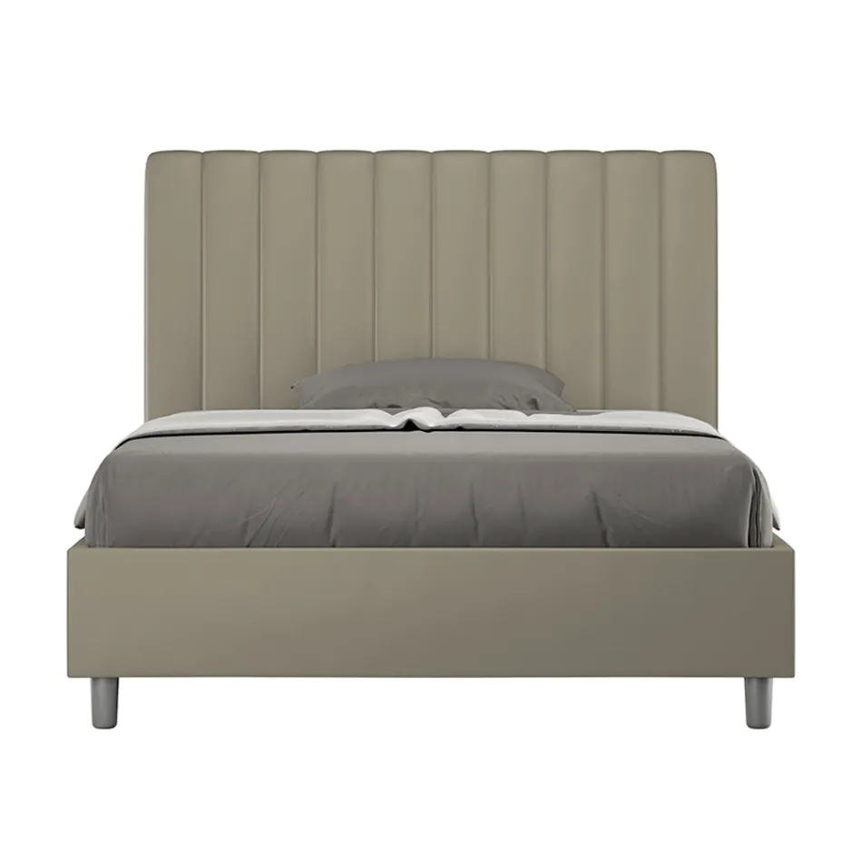 140x200 cm Bed Headboard with Symmetrical Vertical Lines Made in Italy - Guanto Viadurini