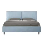 160x200 cm Bed Headboard with Microfiber Cushions Made in Italy - Olympics Viadurini