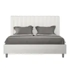 160x200 cm Bed Headboard with Symmetrical Vertical Lines Made in Italy - Guanto Viadurini