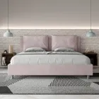 180x200 cm Bed Headboard with Microfiber Cushions Made in Italy - Olympics Viadurini