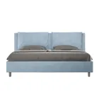 200x200 cm Bed Headboard with Microfiber Cushions Made in Italy - Olympics Viadurini
