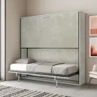 Horizontal Folding Bunk Bed Made in Italy - Collaborative Viadurini