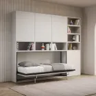 Single Murphy Bed in Different Compositions - Collaborative Viadurini