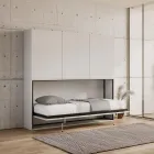 Single Murphy Bed in Different Compositions - Collaborative Viadurini