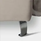 Double Bed 160x190 with 2 Soft Pillows in the Headboard - Tramonti Viadurini