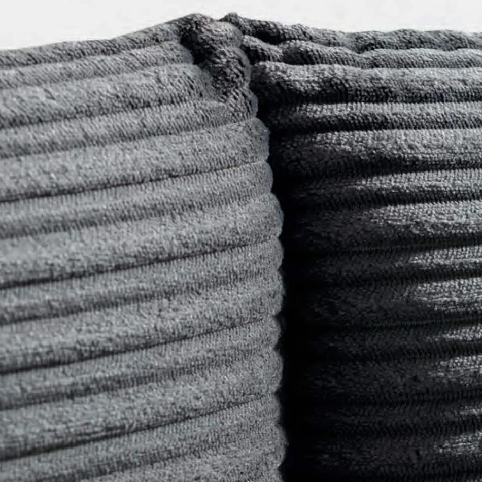 Double Bed 160x190 with Cushion-Shaped Padding - Brezze Viadurini