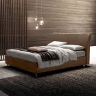Double Bed 160x190 with Curved Headboard and Important Thickness - Magie Viadurini