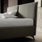 Double Bed 160x190 with Centrally Divided Headboard Made in Italy - Celesti Viadurini