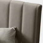 Double Bed 160x190 with Quilting with Wide Vertical Bands - Magan Viadurini