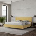Double Bed 180x200 cm with Microfiber Headboard Made in Italy - Pallone