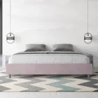 Double Bed 180x200 cm Covered in Microfiber Made in Italy - Athlete Viadurini