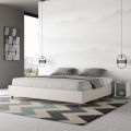 200x200 cm Double Bed Upholstered in Faux Leather Made in Italy - Athlete