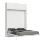Vertical Foldaway Double Bed with Wall Unit - Magicompare Viadurini