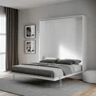 Vertical Foldaway Double Bed in Different Finishes - Magicompare Viadurini