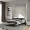 Vertical Foldaway Double Bed in Different Finishes - Magicompare
