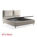 Double bed with storage box Made in Italy - Ernesta