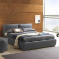 Double bed with container, contemporary design Iorca Bolzan