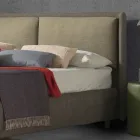 Double bed with storage unit, modern design, Kate by Bolzan Viadurini