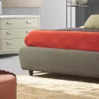 Double bed with storage unit, modern design, Kate by Bolzan Viadurini
