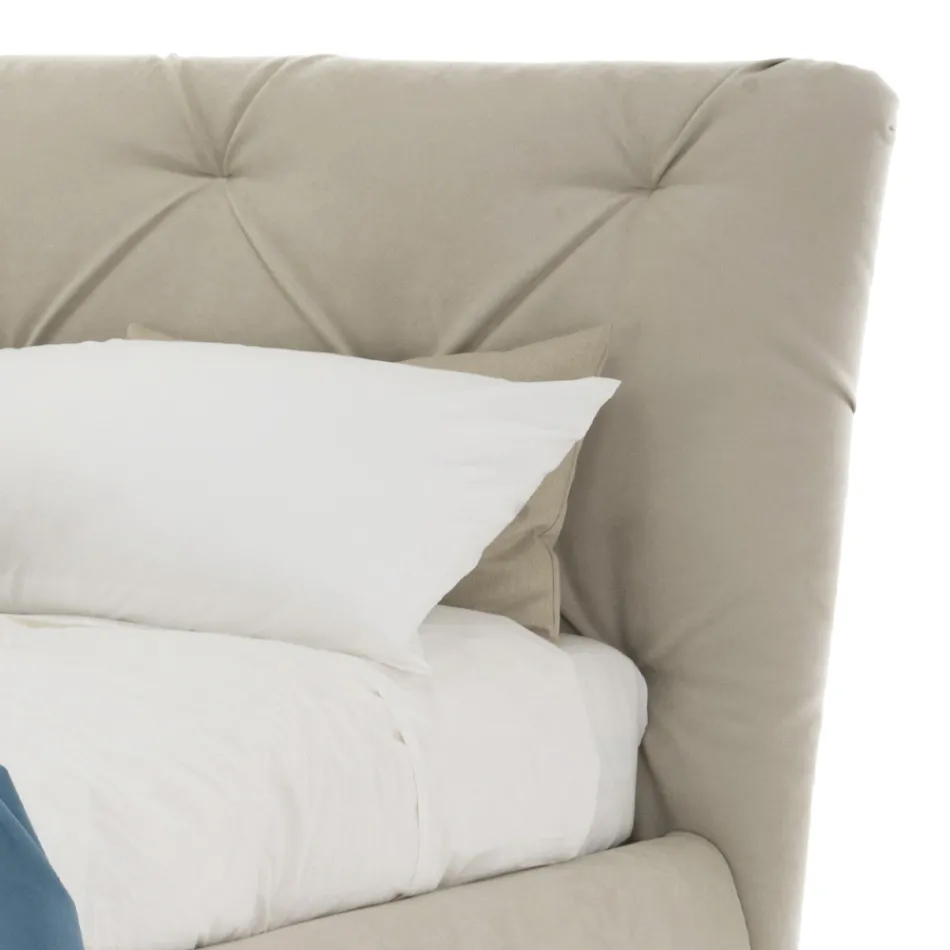 Double Bed with Modern Design Container Made in Italy – Gaven Viadurini