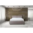 Double Bed with Optional Storage and Feet Made in Italy - Birba Viadurini