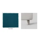 Double Bed with Optional Storage and Feet Made in Italy - Birba Viadurini