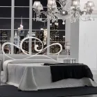 Double bed with iron bed frame Made in Italy - Shadow Viadurini