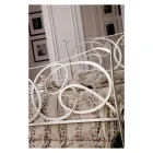 Double bed with pillows, mattress and 2 bedside tables Made in Italy - Natural Viadurini