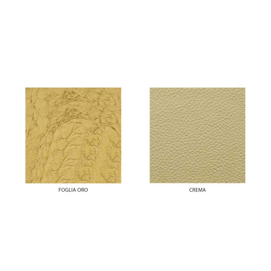 Double bed with mattress, pillows and 2 bedside tables Made in Italy - Laki Viadurini