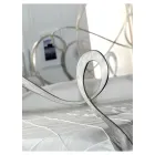 Double bed with matching footboard, mattress and 2 bedside tables - Nebbia Viadurini