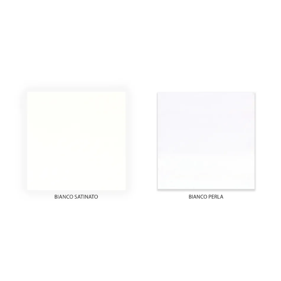 Double bed with matching footboard, mattress and 2 bedside tables - Nebbia Viadurini