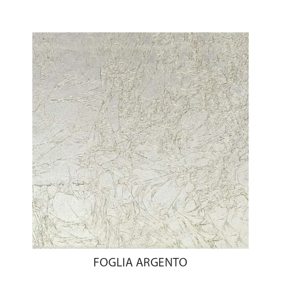 Double bed with solid iron headboard Made in Italy - Nebbia Viadurini