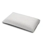 Double Bed with Headboard with 2 Pillows, Mattress and 2 Bedside Tables - Life Viadurini