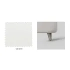 Double bed with headboard in eco-leather or fabric Made in Italy - Boet Viadurini