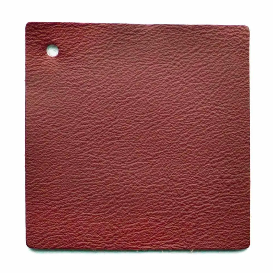 Design double bed with leather upholstered headboard Menardo Viadurini