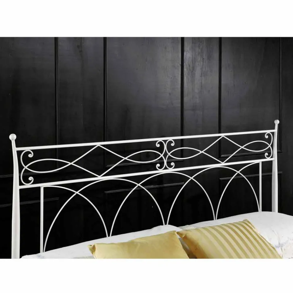 Bed design-forged wrought iron hand Sydney Viadurini