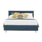 Luxury Double Bed in Eco-Leather or Fabric with Box Made in Italy – Nuvola Viadurini