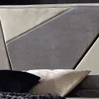 Upholstered double bed with lifting container 160x190 / 200cm Mia Viadurini